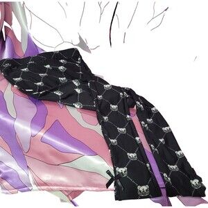 Killstar Medium Leggings Gloomy Bear Black Lace Goth Kawaii Style Y2K Fashion